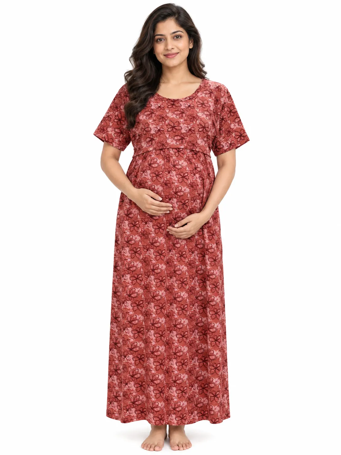 Aishwarya Zipless Feeding Loungewear – Full Length 51 Inches