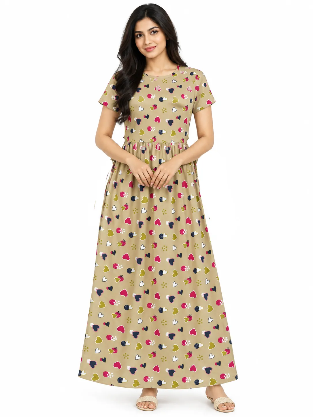 Beige Non Feeding Loungewear (Full Length)