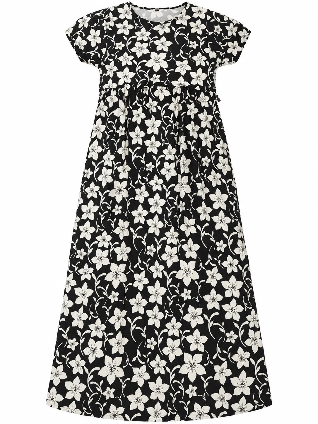 Black floral Non Feeding Loungewear (Full Length)