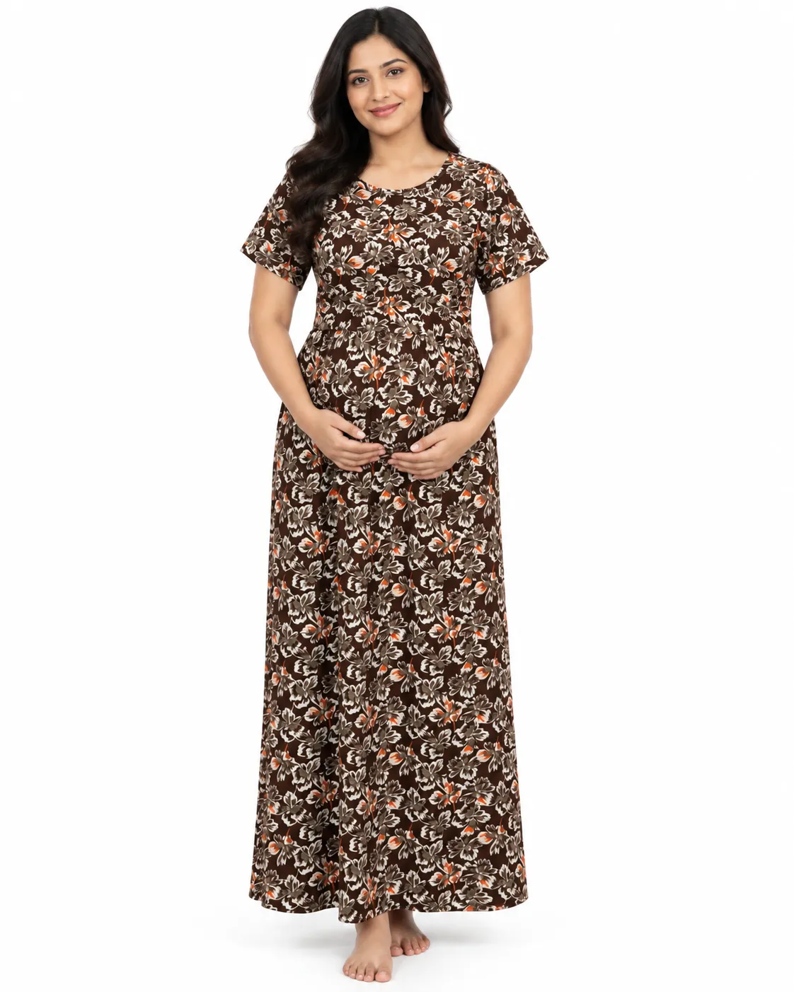 Brownie Zipless Feeding Loungewear – Full Length 51 Inches
