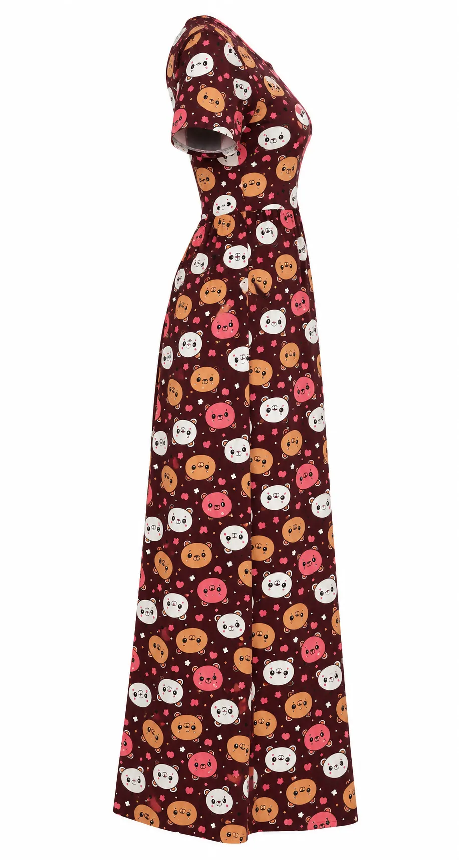 Chocolate teddy Zipless Feeding Loungewear – Full Length 51 Inches