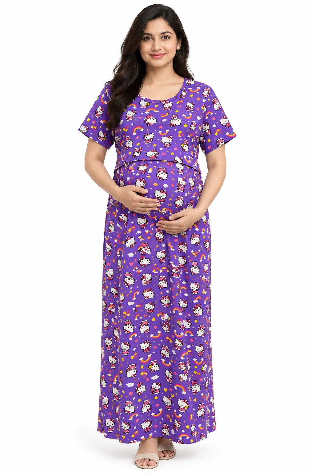 December Zipless Feeding Loungewear – Full Length 51 Inches