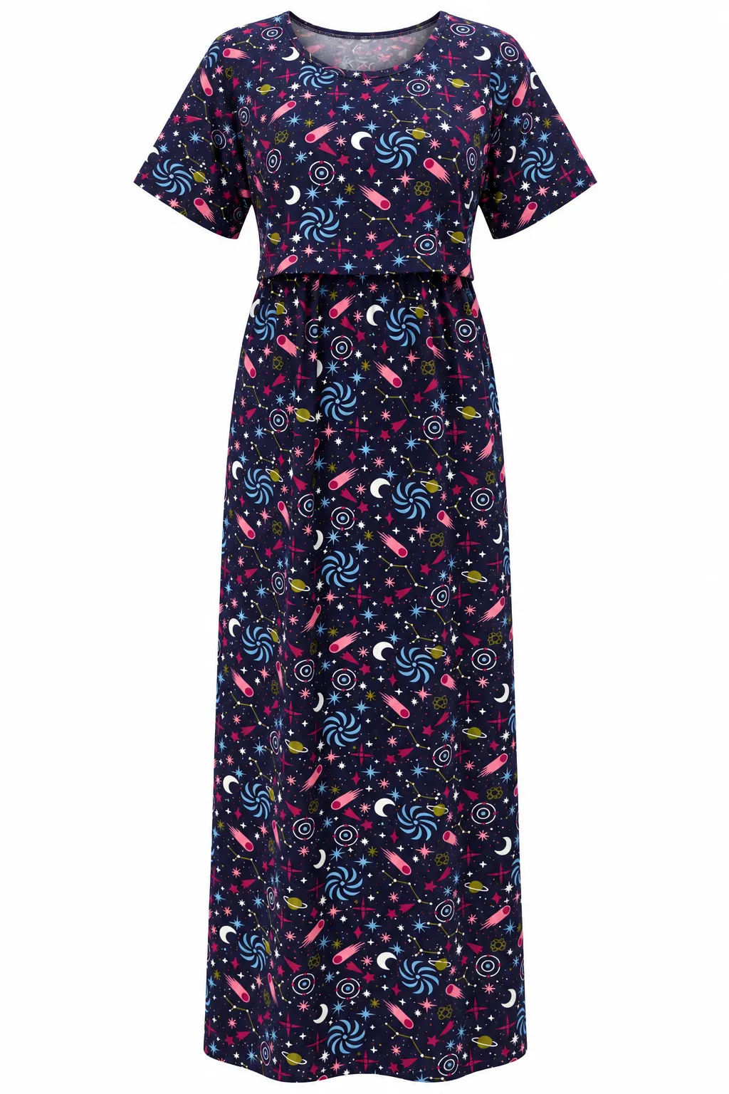 Galaxy Zipless Feeding Loungewear – Full Length 51 Inches
