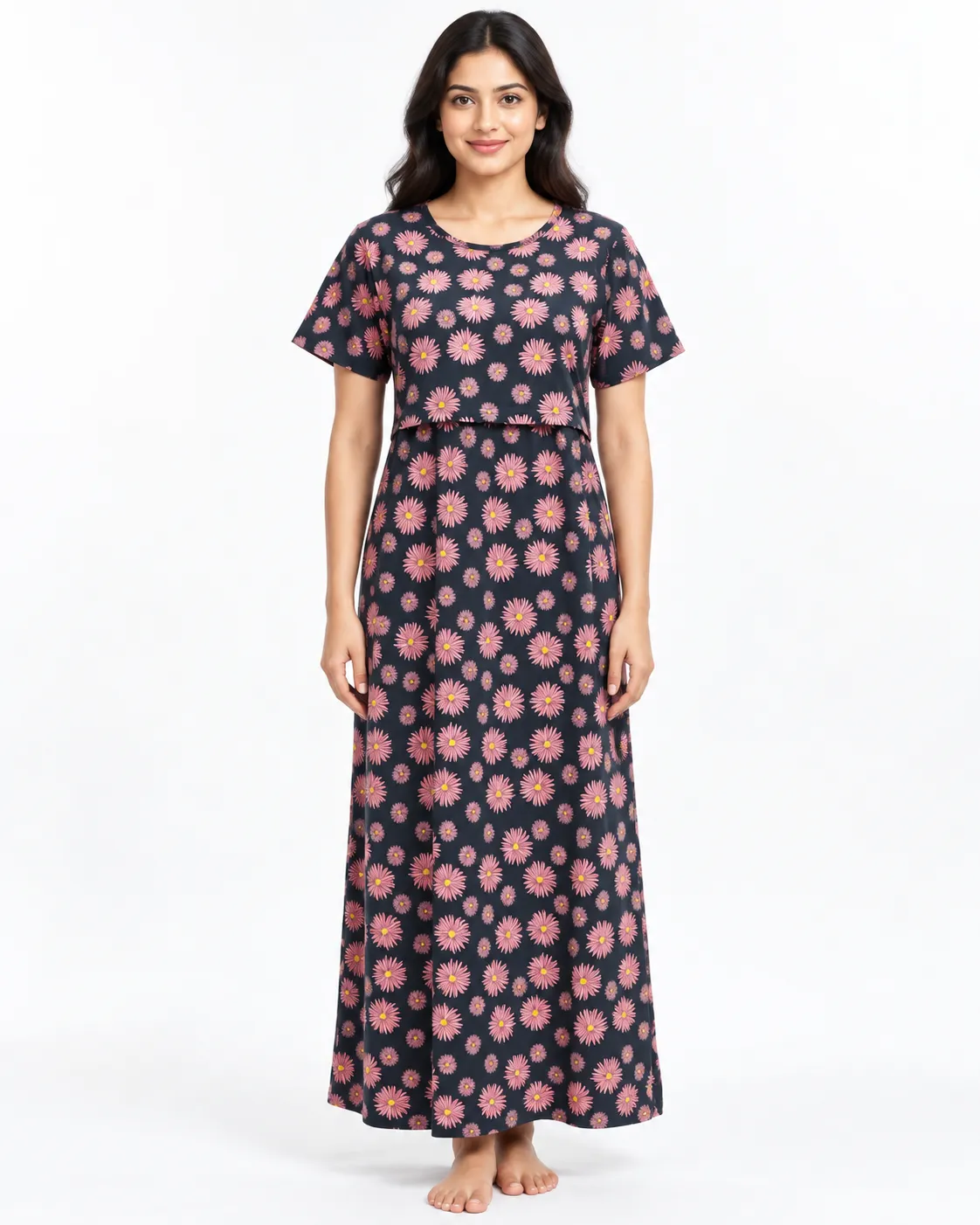 Grace Zipless Feeding Loungewear – Full Length 52 Inches
