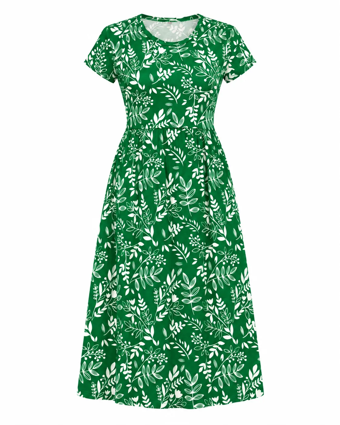 Green Leaf Zipless Feeding Loungewear – Ankle Length