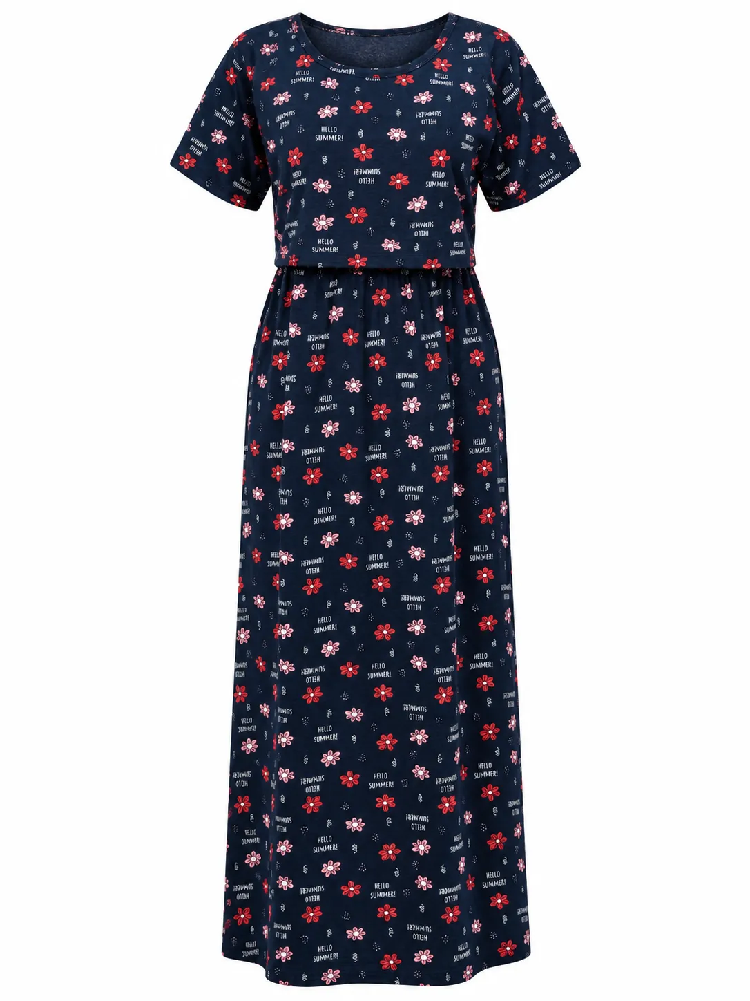 Hello Summer Zipless Feeding Loungewear – Full Length 51 Inches