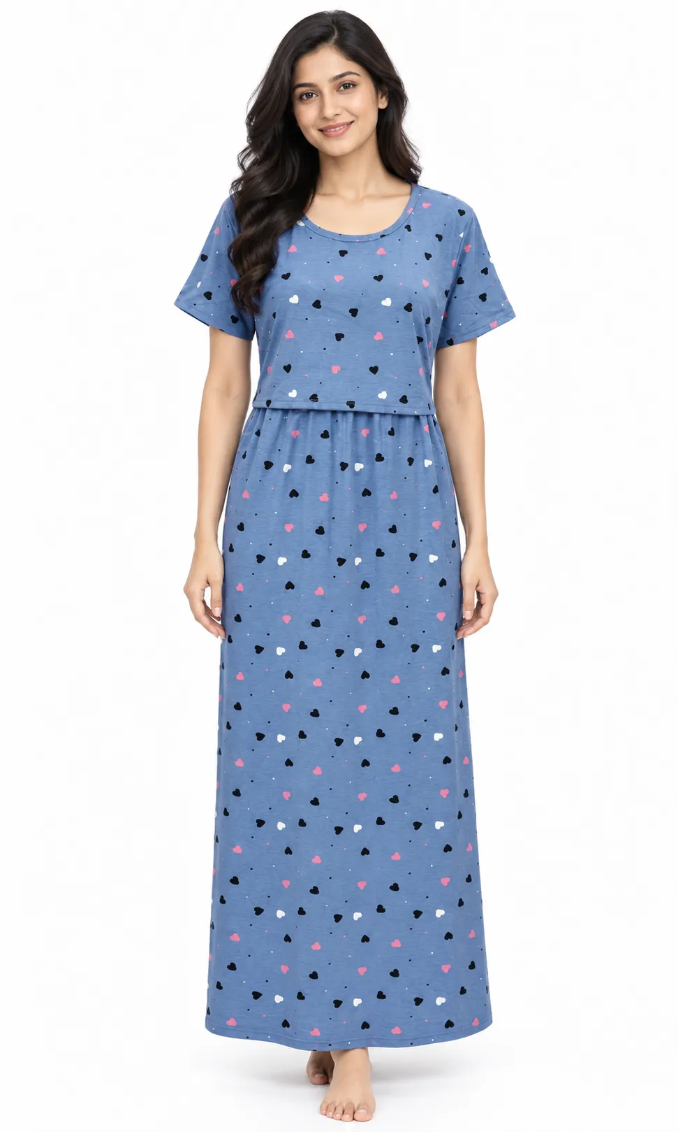 Isha Zipless Feeding Loungewear – Full Length 51 Inches