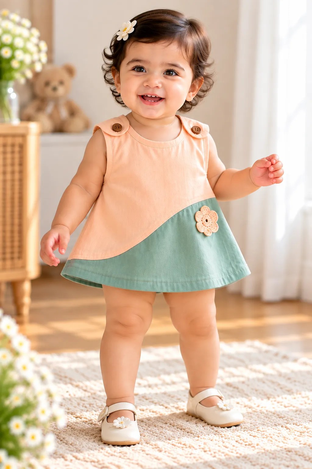 Jasmine Cotton Cut & Sew Frock with Bloomer
