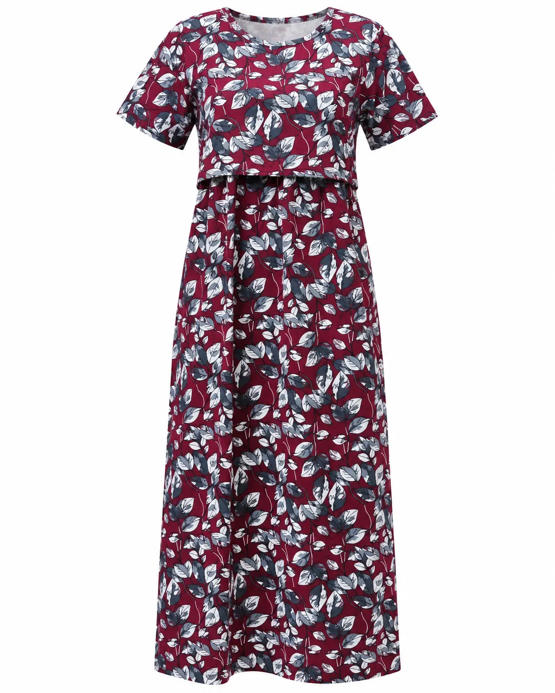 Leaflet Zipless Feeding Loungewear – Full Length 52 Inches