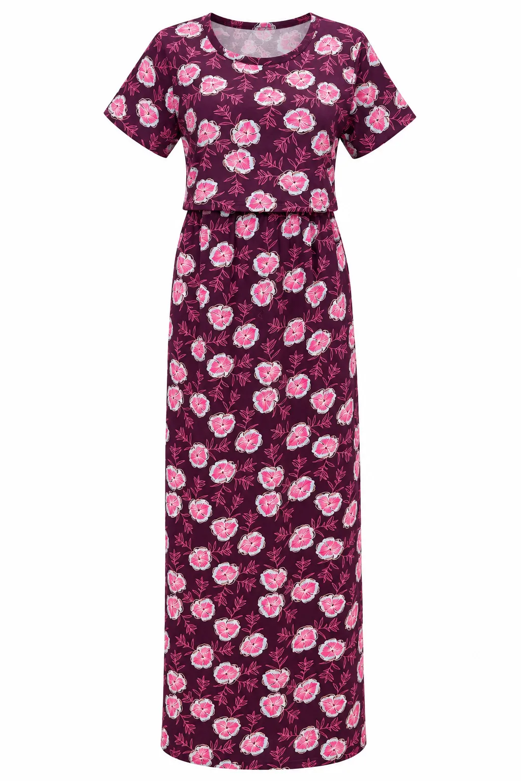 Lilac Zipless Feeding Loungewear – Full Length 51 Inches