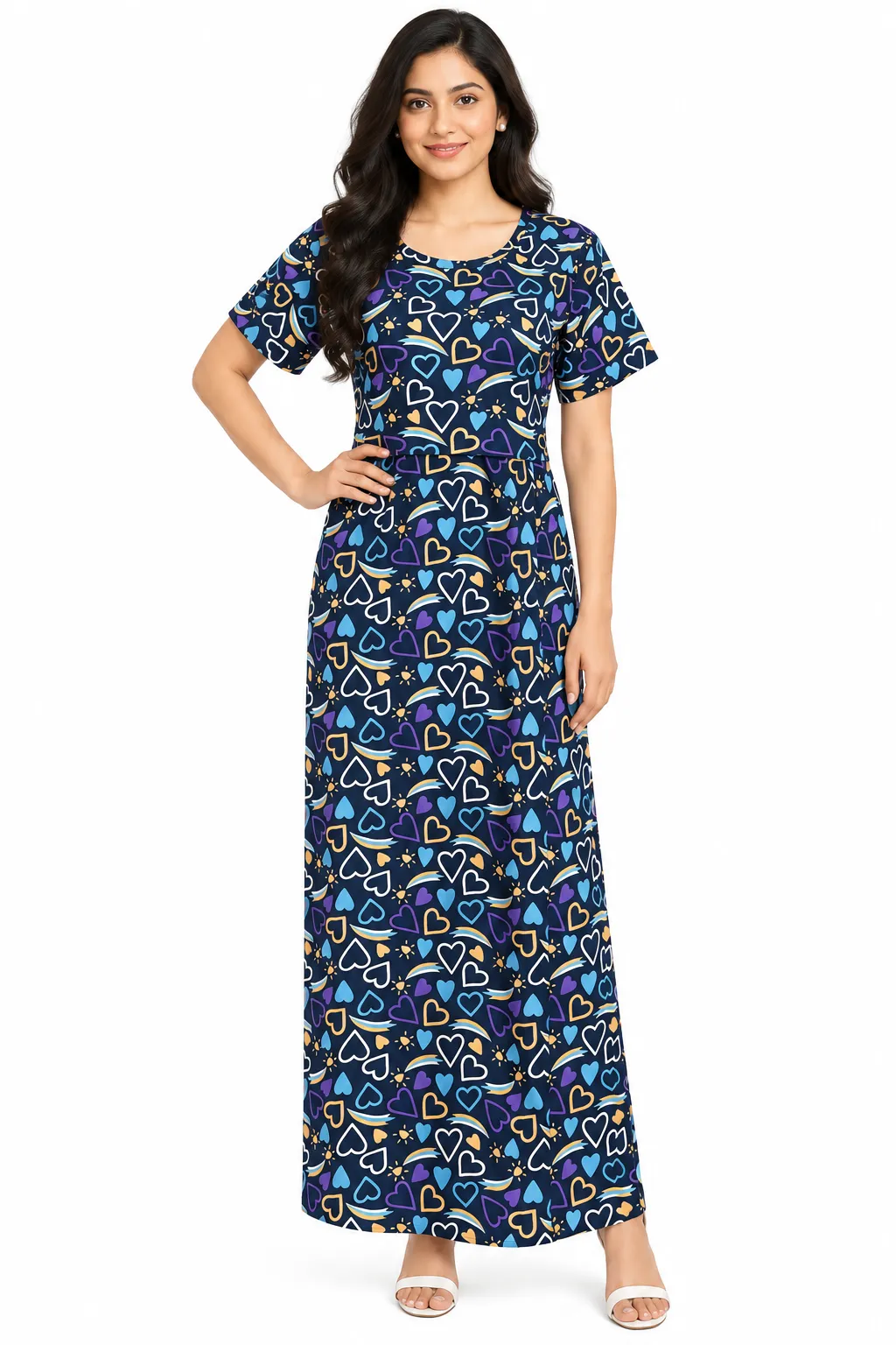 Route Heart Zipless Feeding Loungewear – Full Length 51 Inches