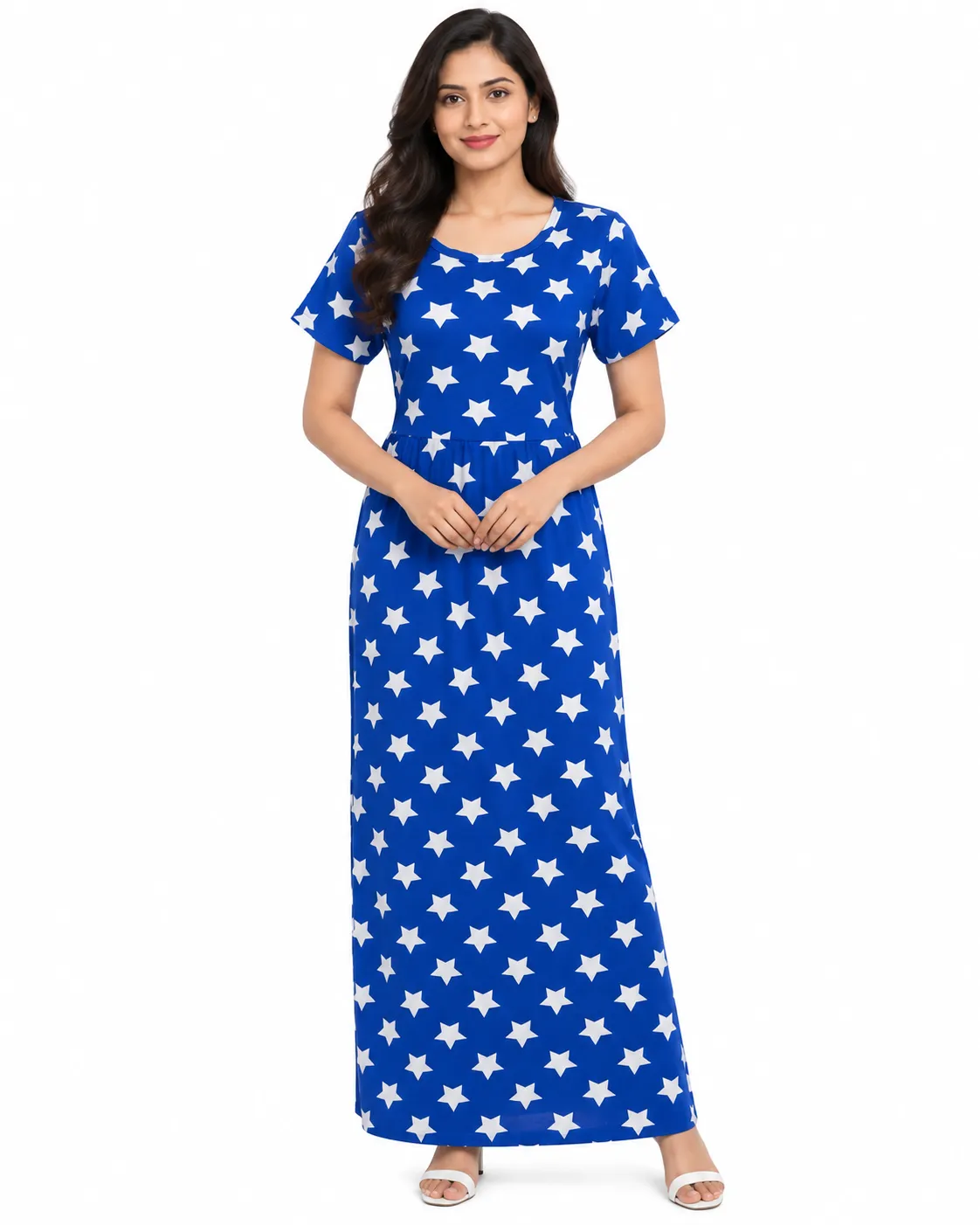 Royal blue star Non Feeding Loungewear (Full Length)
