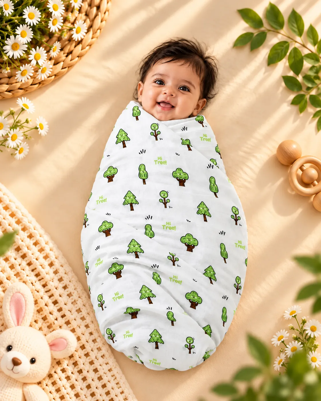 Swaddle / Towel Muslin Organic Cotton
