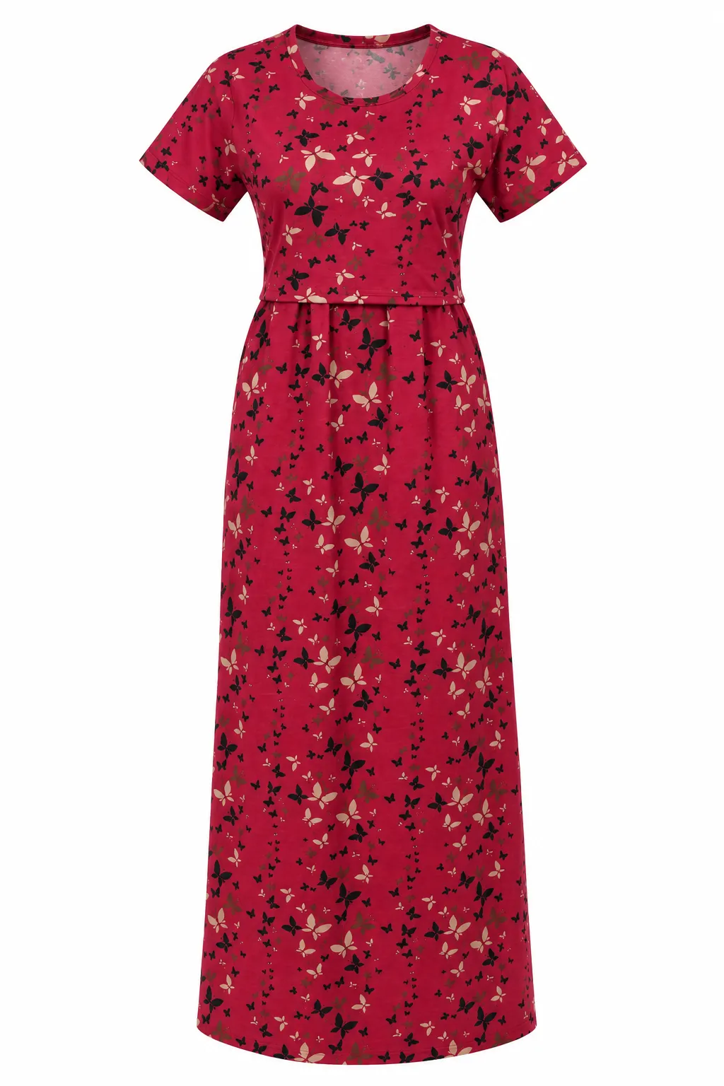 Tiny Butterfly Zipless Feeding Loungewear – Full Length 51 Inches