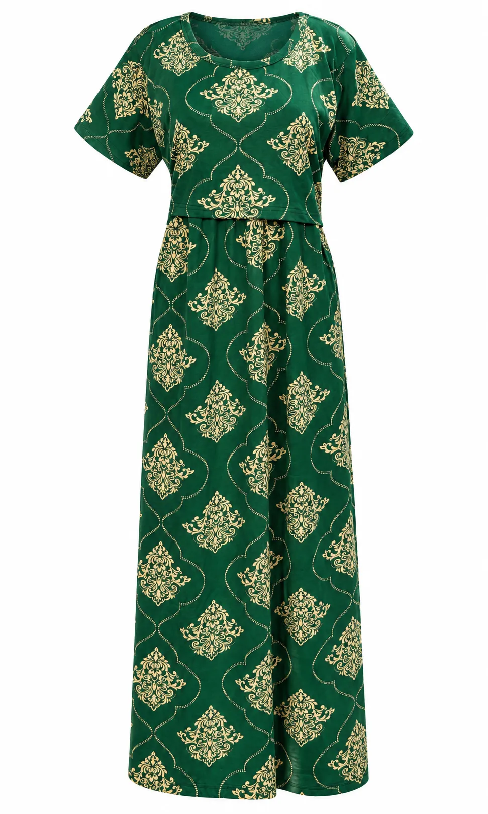 Wallpaper Zipless Feeding Loungewear – Full Length 51 Inches