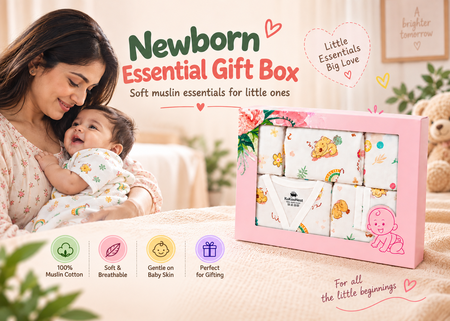 Newborn Essential Gift Box - 5MA Fashions